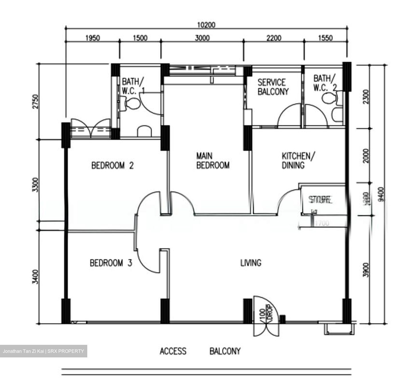 Blk 643 Jurong West Street 61 (Jurong West), HDB 4 Rooms #587155601